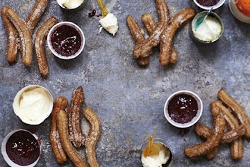 Afternoon tea churros