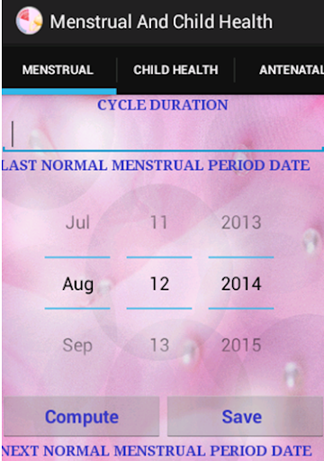 Menstrual And ChildHealth