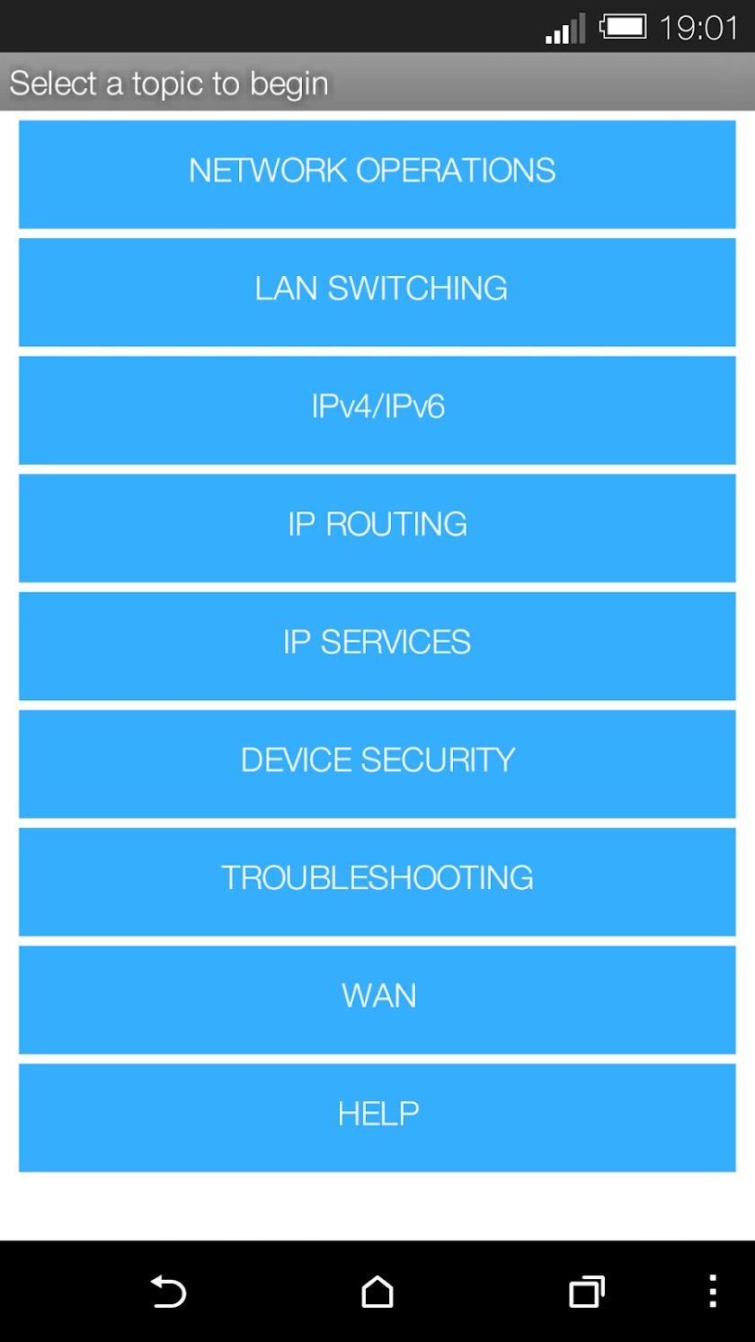 CCNA Flashnotes Screen 1