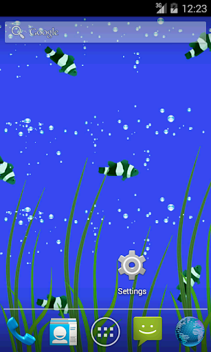 Blue Fish Live Wallpaper