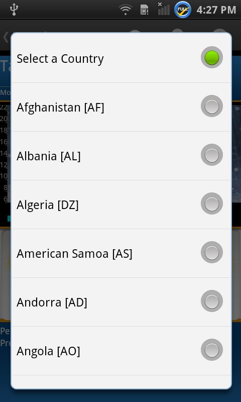 Weather Forecast Screen 2