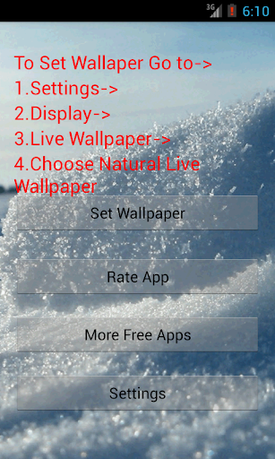 Snow Fall Live Wallpaper