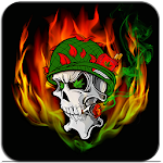 Skull Soldier Weed Parallax 3D Apk