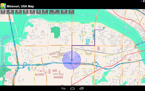 【免費旅遊App】美國密蘇里州 離線地圖-APP點子