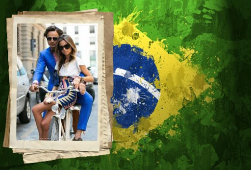 Brazil Photo Frame Editor