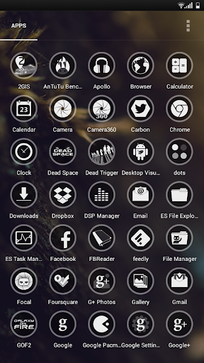 Circle icons Apex Nova