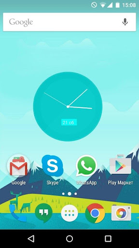 Material Clocks Live Wallpaper