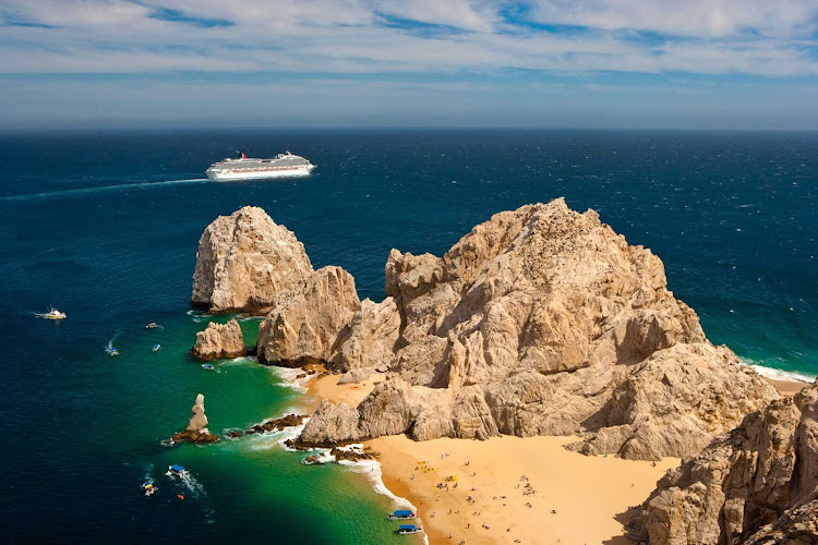 On cruises to Cabo San Lucas, Mexico, Carnival Splendor sails to the place where the Gulf of California meets the Pacific Ocean.
