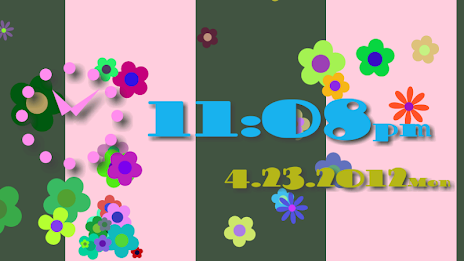 [Free]Flower Flow! CustomClock poster 11