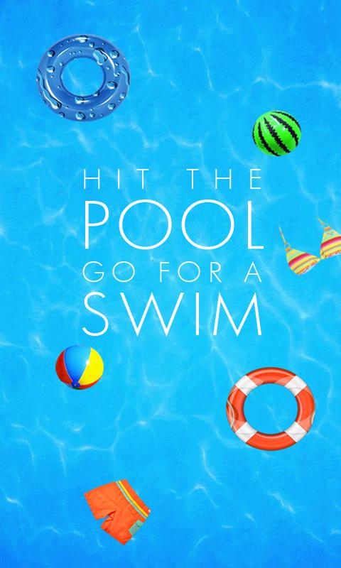 POOL 3D Ripples Summer Live Screen 3