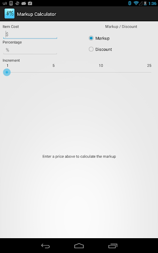 Markup Calculator
