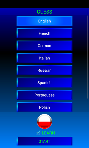 Guess and learn Polish