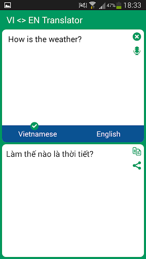 Vietnamese - English Translato