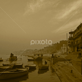 Benaras...one of the oldest city  by Maadhabi Bhattacharyya - City,  Street & Park Historic Districts