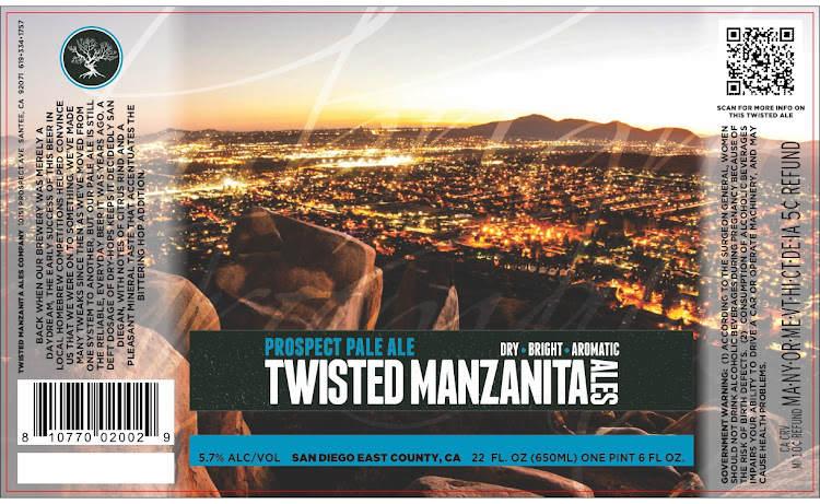 Logo of Twisted Manzanita Prospect Pale Ale