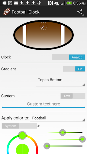 【免費個人化App】Football Clock Widget-APP點子