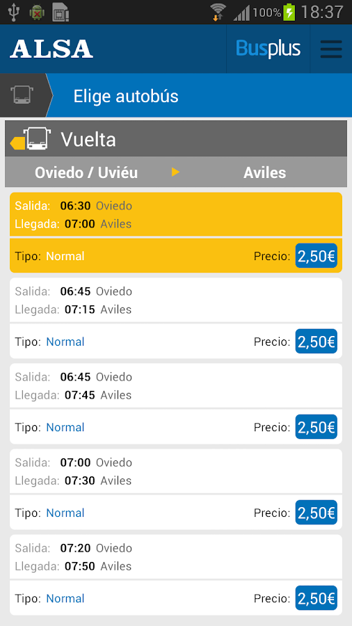 ALSA buy your bus tickets Android Apps on Google Play