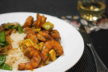 Broiled Chile &amp;amp; Lime Marinated Shrimp with Avocado and Cilantro