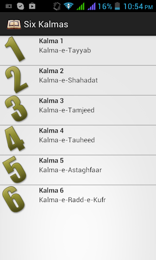 Six Kalma