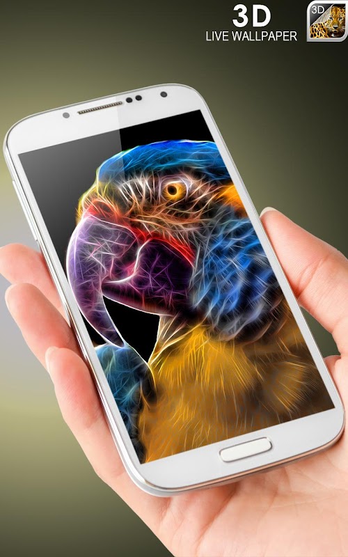 Android application 3D Live Wallpaper screenshort