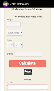 Lastest Health Calculator APK for Android