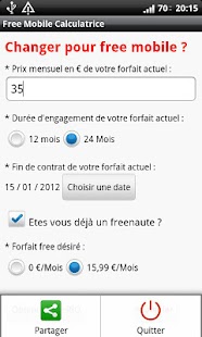 How to install Free Mobile Calculatrice 1.5.0 apk for pc