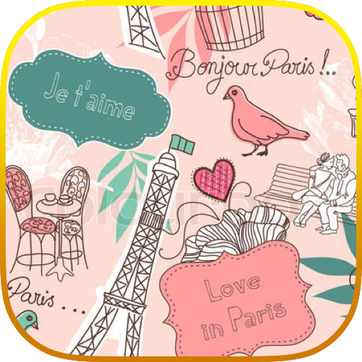 Paris Wallpaper Cute LOGO-APP點子