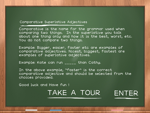 【免費教育App】Comparative Superlative Adject-APP點子