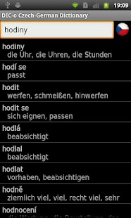 Czech-German offline dict.