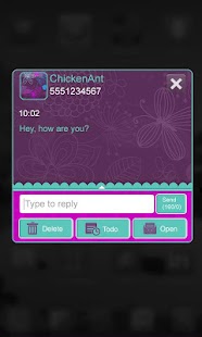 How to get Purple Floral Theme GO SMS 1.0 apk for android
