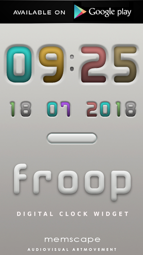 【免費個人化App】FROOP Clock Widget-APP點子