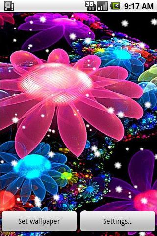 4D Flowers Live Wallpaper