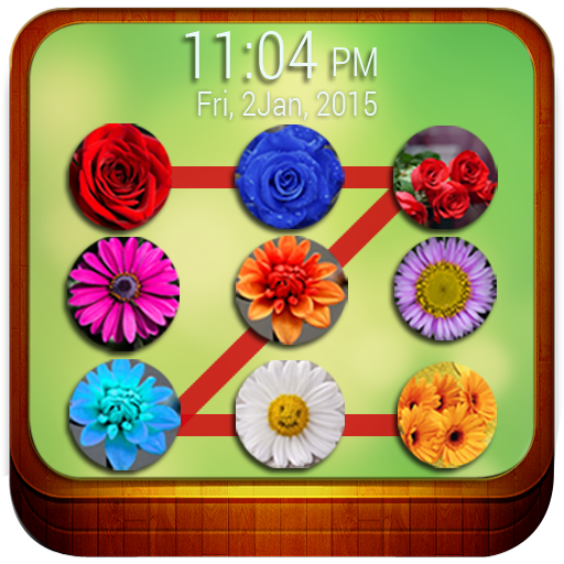Passcode Flowers Lock Screen 生活 App LOGO-APP開箱王