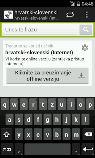 Croatian-Slovenian Dictionary