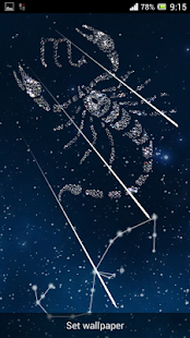 Zodiac Scorpio Live Wallpaper Screenshots 1