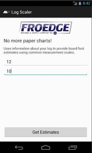 Log Volume Estimator