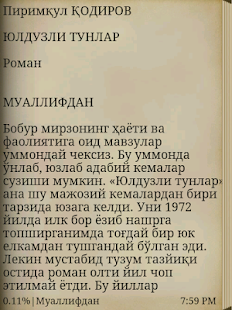 Free Yulduzli tunlar (roman) APK for Android