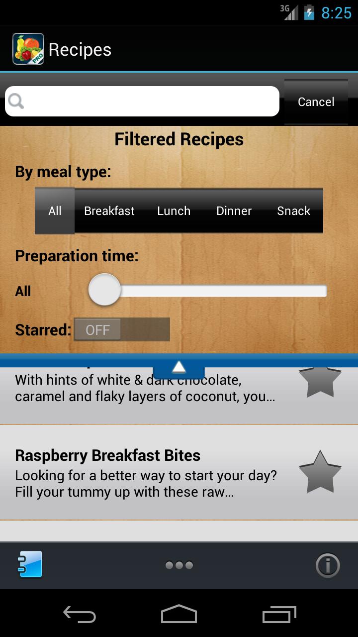 Raw Food Diet Pro - Organic Screen 2