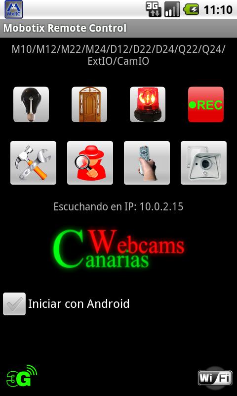 Android application Mobotix Remote Control screenshort