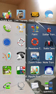 Transparent Screen Launcher