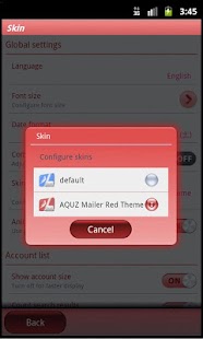 Free AQUZ Mailer Theme Red APK for Android