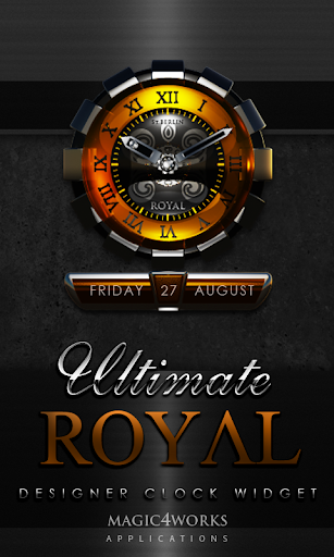 Royal designer Clock Widget