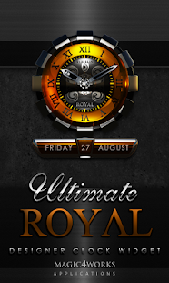 【免費生活App】clock widget ROYAL designer-APP點子