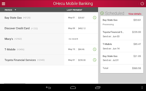 OHecu Mobile Banking Screenshots 8