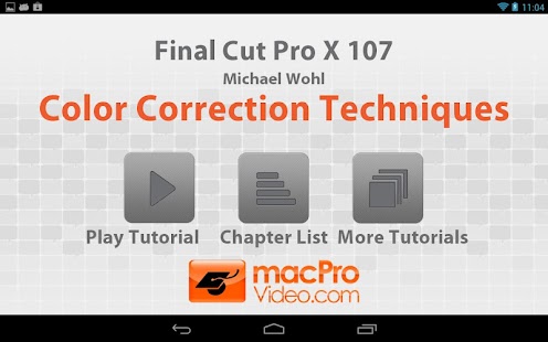 Final Cut Pro Color Correction