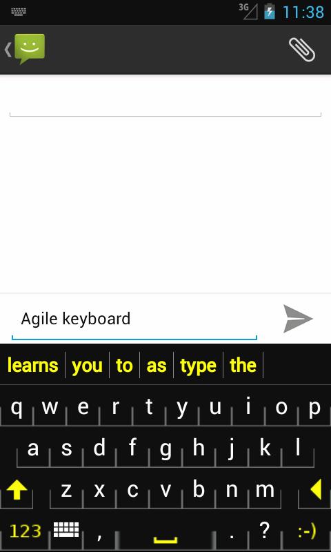 Agile Keyboard Screen 2