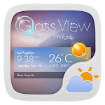 Glass View Theme GOWeather Apk