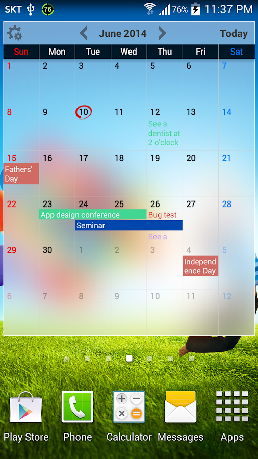 Calendar Widgets Android Apps on Google Play