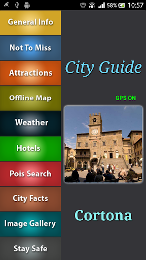 Cortona Offline Map Guide