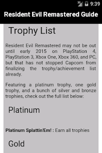 Lastest Guide:Resident Evil Remastered APK